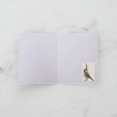 carte pour notes de Merci lavande (Intérieur)