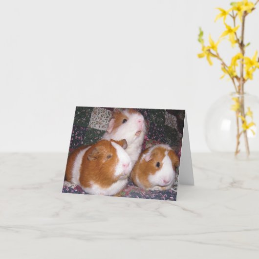 Carte pour notes de Minerva et d'amis (Fleur jaune)