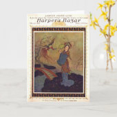 Carte pour notes de mode (Fleur jaune)