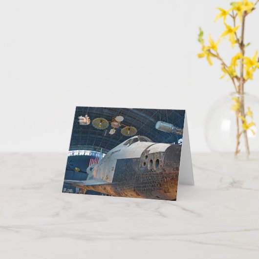 Carte pour notes de navette spatiale (Fleur jaune)