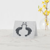 Carte pour notes de PAONS et de CAILLOUX (Fleur jaune)