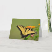 Carte pour notes de papillon Swallowtail (Devant)