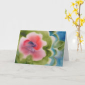 Carte pour notes de pavot (Fleur jaune)