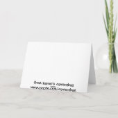 carte pour notes de pavots (Dos)