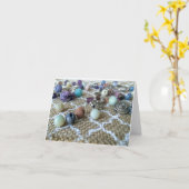 Carte pour notes de perle (Fleur jaune)