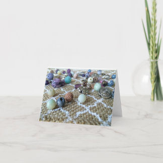 Carte pour notes de perle