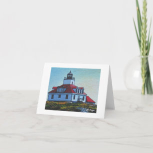 Carte pour notes de phare Textile Art