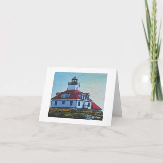 Carte pour notes de phare Textile Art (Devant)