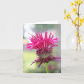 Carte pour notes de plan rapproché de baume (Fleur jaune)