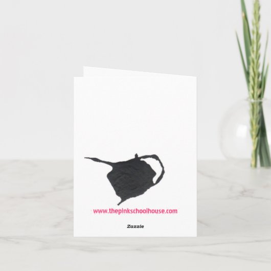 Carte pour notes de professeur - peignez (Dos)