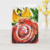 Carte pour notes de regroupement (Fleur jaune)