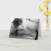 Carte pour notes de requin de tigre et de citron (Fleur jaune)