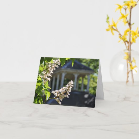 Carte pour notes de "ressort" (Fleur jaune)