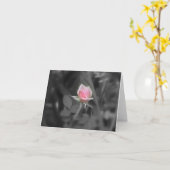 Carte pour notes de rose de rose (blanc à (Fleur jaune)