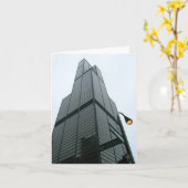 Carte pour notes de Sears Tower (Fleur jaune)