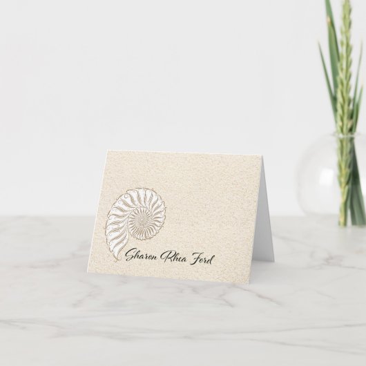Carte pour notes de Shell Beach (Devant)