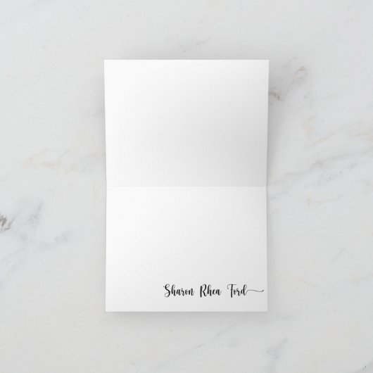 Carte pour notes de Shell Beach (Intérieur)