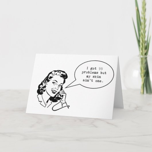 Carte pour notes de soins de la peau… j'ai obtenu (Devant)