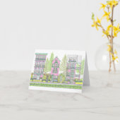 Carte pour notes de Southern Spring City (Fleur jaune)