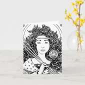 Carte pour notes de St. Victoria (Fleur jaune)