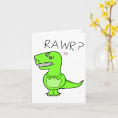 Carte pour notes de T-Rex (Fleur jaune)