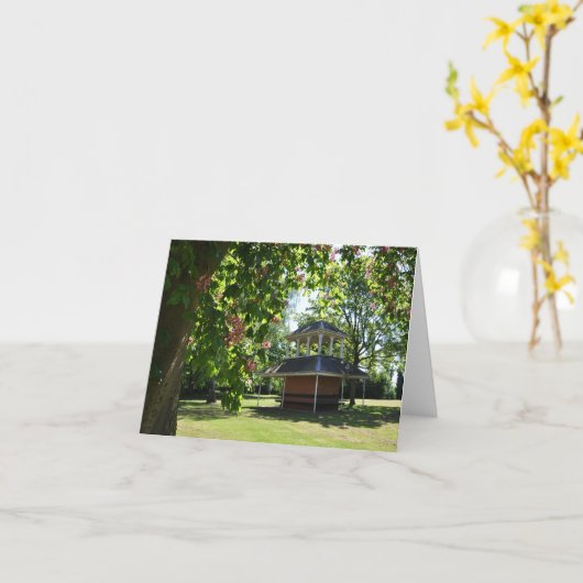 Carte pour notes "de terre de parc" (Fleur jaune)