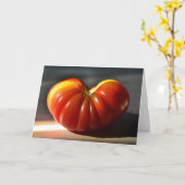 Carte pour notes de tomate d'héritage (Fleur jaune)