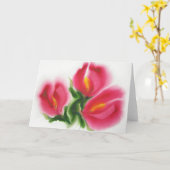 Carte pour notes de triplets (Fleur jaune)