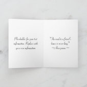 Carte pour notes de vérité de Sojourner (Intérieur)