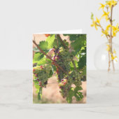 Carte pour notes de Vinyard (Fleur jaune)