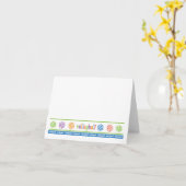 Carte pour notes de volleyball (Fleur jaune)