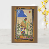 Carte pour notes de "Wamanje Hintewi" (nos (Fleur jaune)