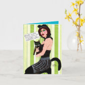 Carte pour notes-DERRIÈRE CHAQUE ANIMAL FAMILIER (Fleur jaune)