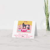 Carte pour notes des canicules de cirque d'Addie (Dos)