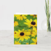 Carte pour notes des suites Springtime (Dos)