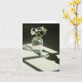 Carte pour notes des volets (Fleur jaune)