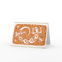 Carte pour notes "d'esprit chanceux"