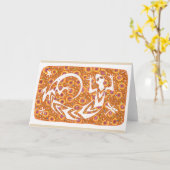 Carte pour notes "d'esprit chanceux" (Fleur jaune)