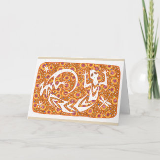 Carte pour notes "d'esprit chanceux"