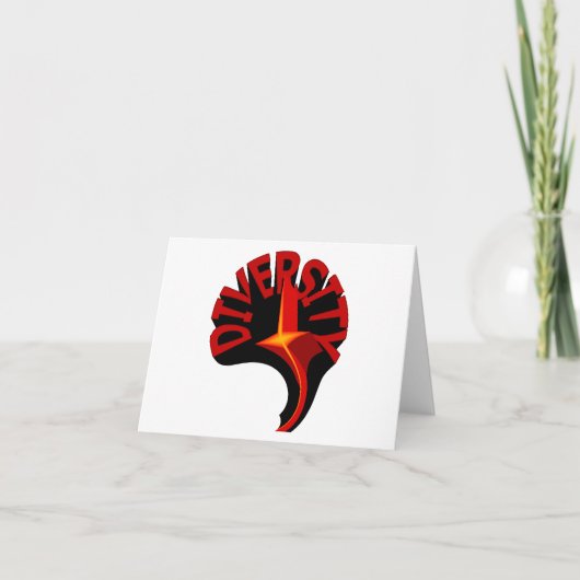 Carte pour notes d'étoile de la diversité (Devant)