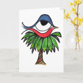 Carte pour notes d'instinct d'emboîtement mini) ( (Fleur jaune)