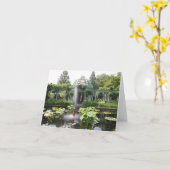 Carte pour notes d'oasis de jardin (Fleur jaune)