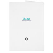 Carte pour notes d'oiseaux gratuit (Dos)