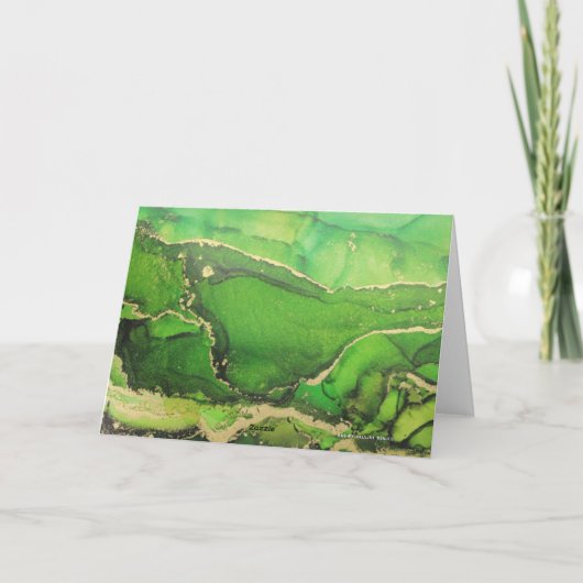 Carte pour notes d'or noir brillant (Dos)