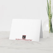 Carte pour notes d'otarie (Dos)