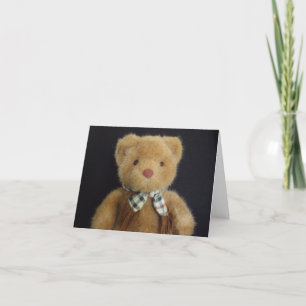 Carte pour notes d'ours de nounours
