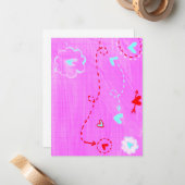 carte pour notes doux (Devant/Arrière en situation)