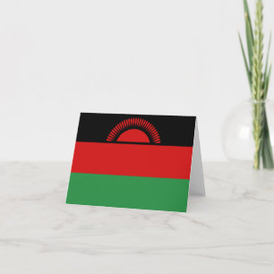 Carte pour notes du drapeau du Malawi