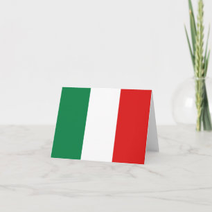 Carte pour notes du drapeau italien