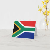 Carte pour notes du drapeau sud-africain (Fleur jaune)